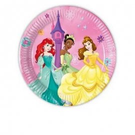 8 ASSIETTES PRINCESSES DISNEY 20 CM