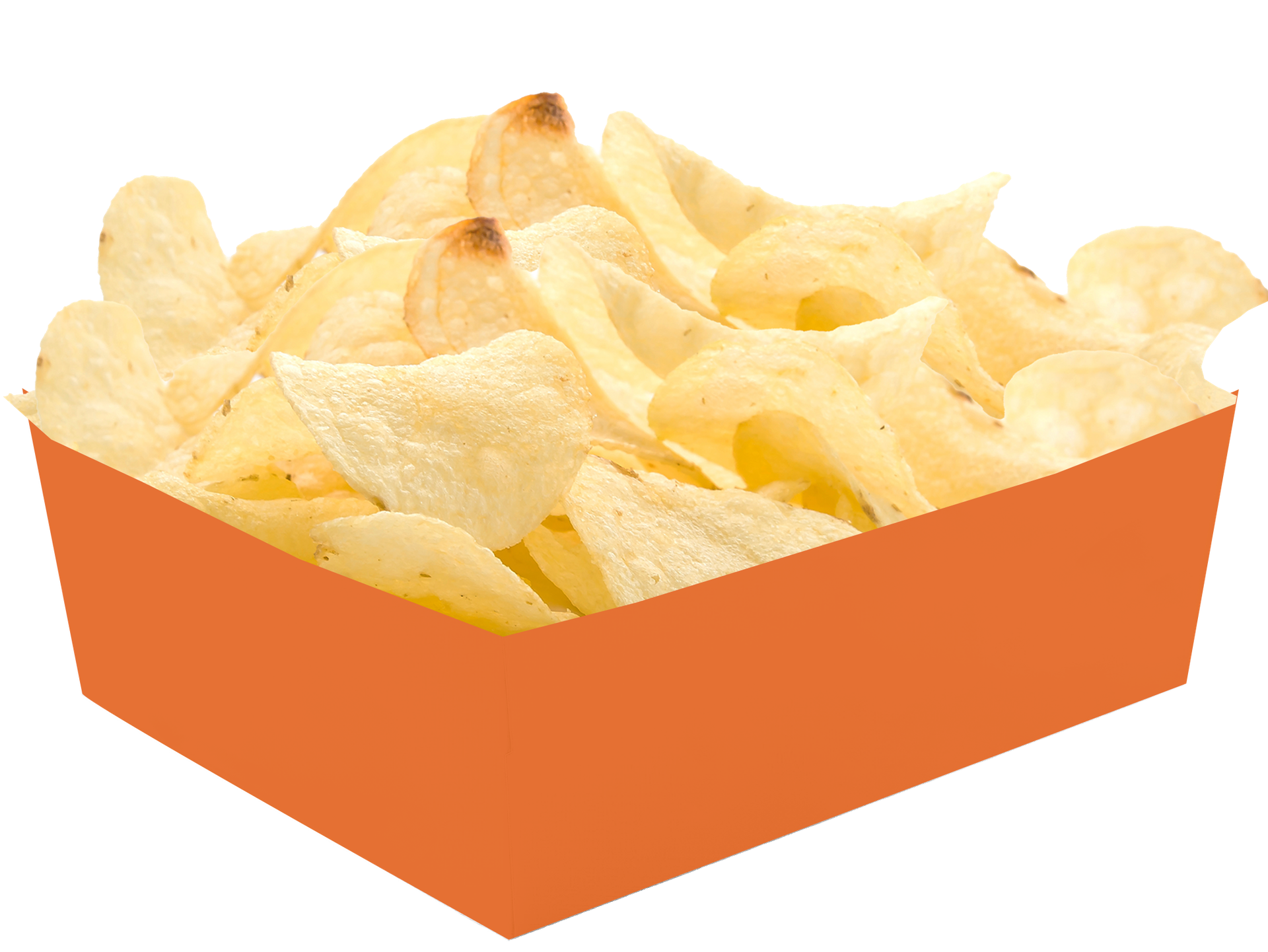 Plateau orange 15 x 11 x 6 cm