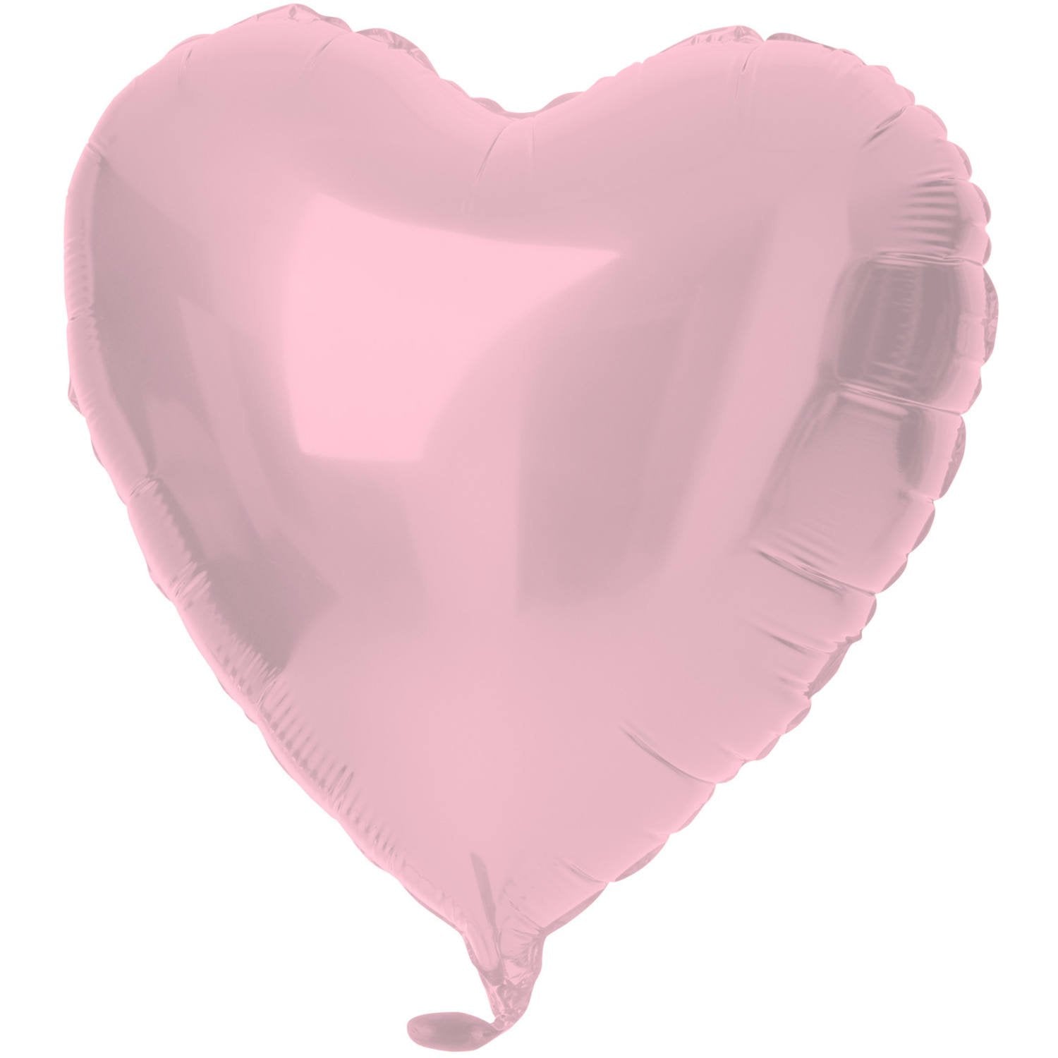 Palloncino a forma di cuore in lamina, 45 cm, rosa pastello