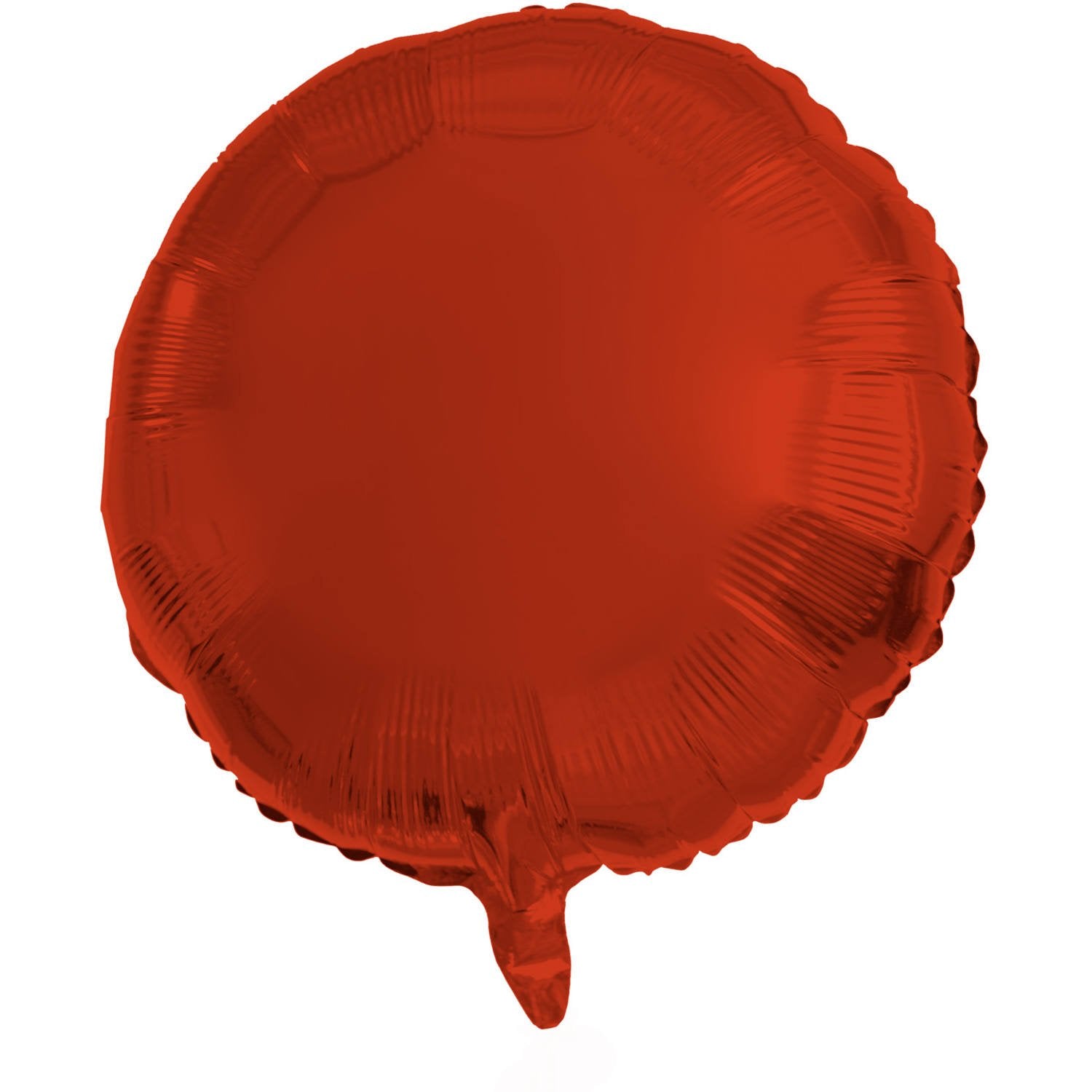Palloncino rotondo in foil 45 cm rosso opaco