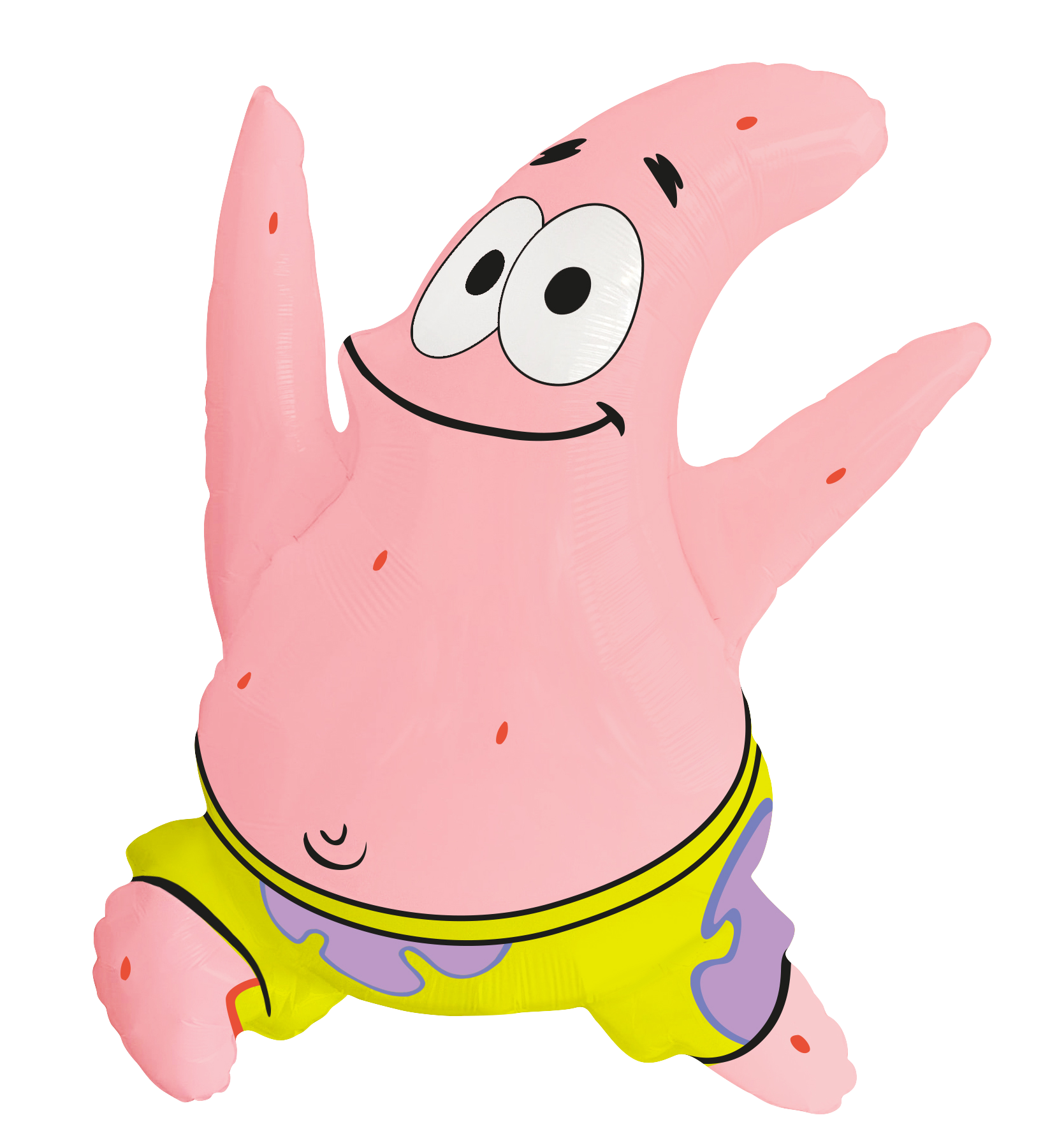 Ballon Patrick Bob l'éponge 75 x 66 cm