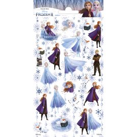 Autocollants à paillettes La Reine des Neiges 102 x 200 mm