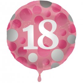 All / Vajillas y Temáticas / Milestone - Edades / Elegant 18 Cumpleaños Pink