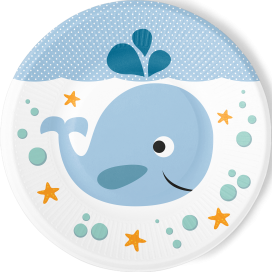 All / Vajillas y Temáticas / Primer Cumpleaños / Lil Whale