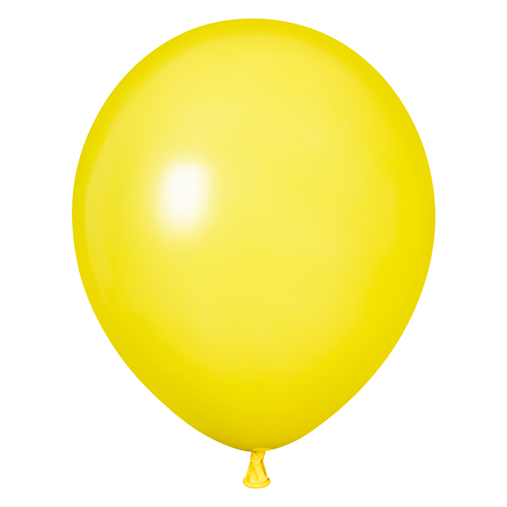 10 Globos Amarillo Fashion 30 cm