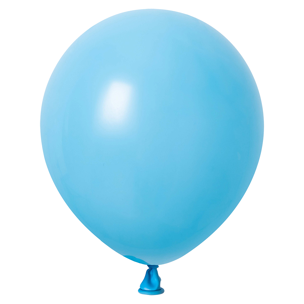 10 Globos Azul Celeste Fashion 30 cm