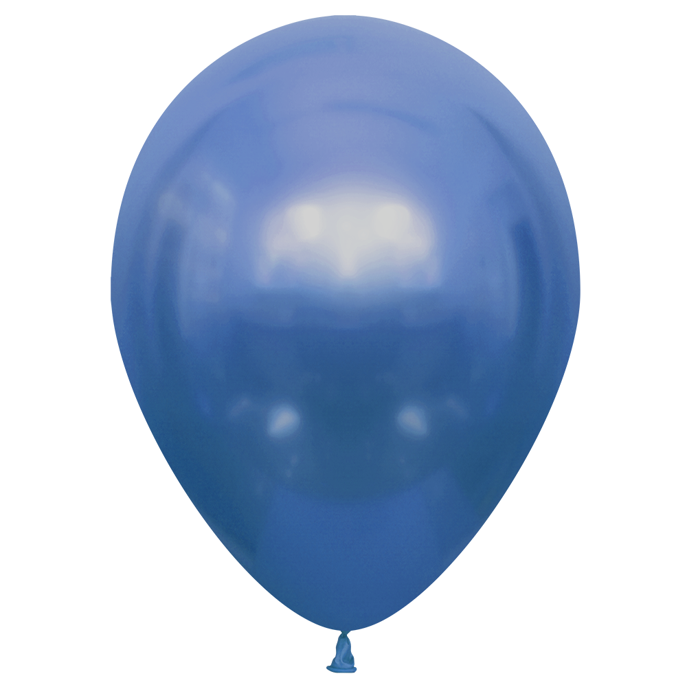 10 Globos Azul Glossy 30 cm