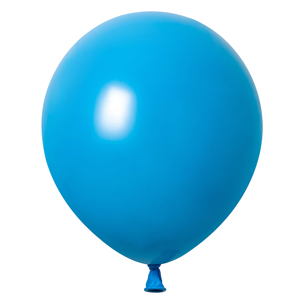 10 Globos Azul Medio Fashion 30 cm