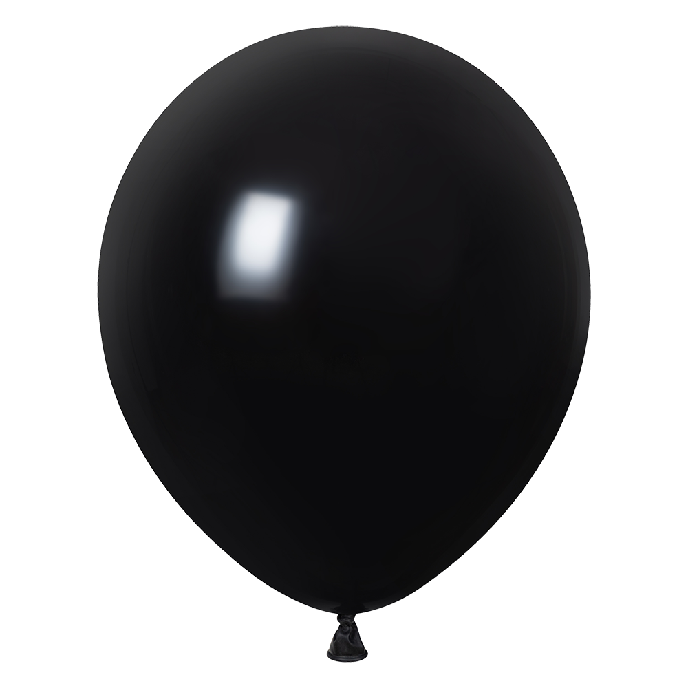10 palloncini neri alla moda da 30 cm