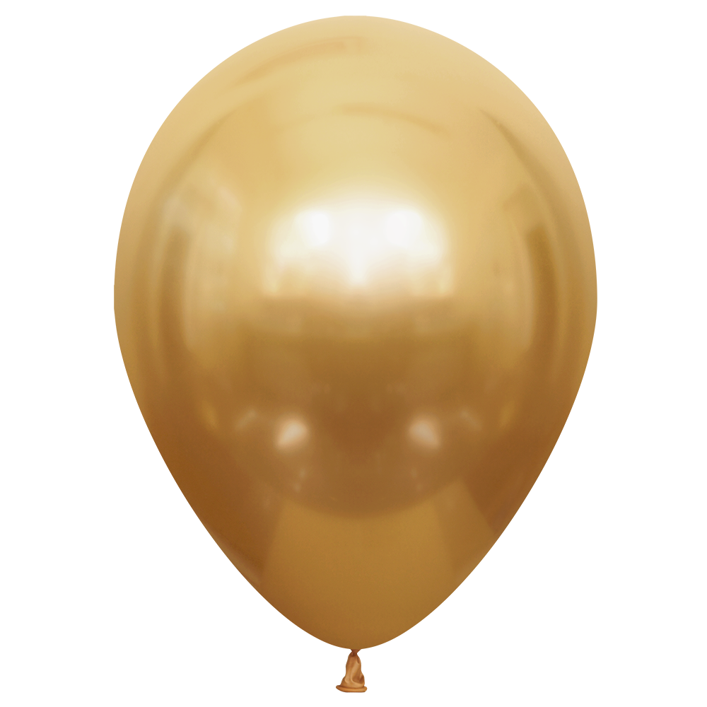 10 Globos Oro Glossy 30 cm