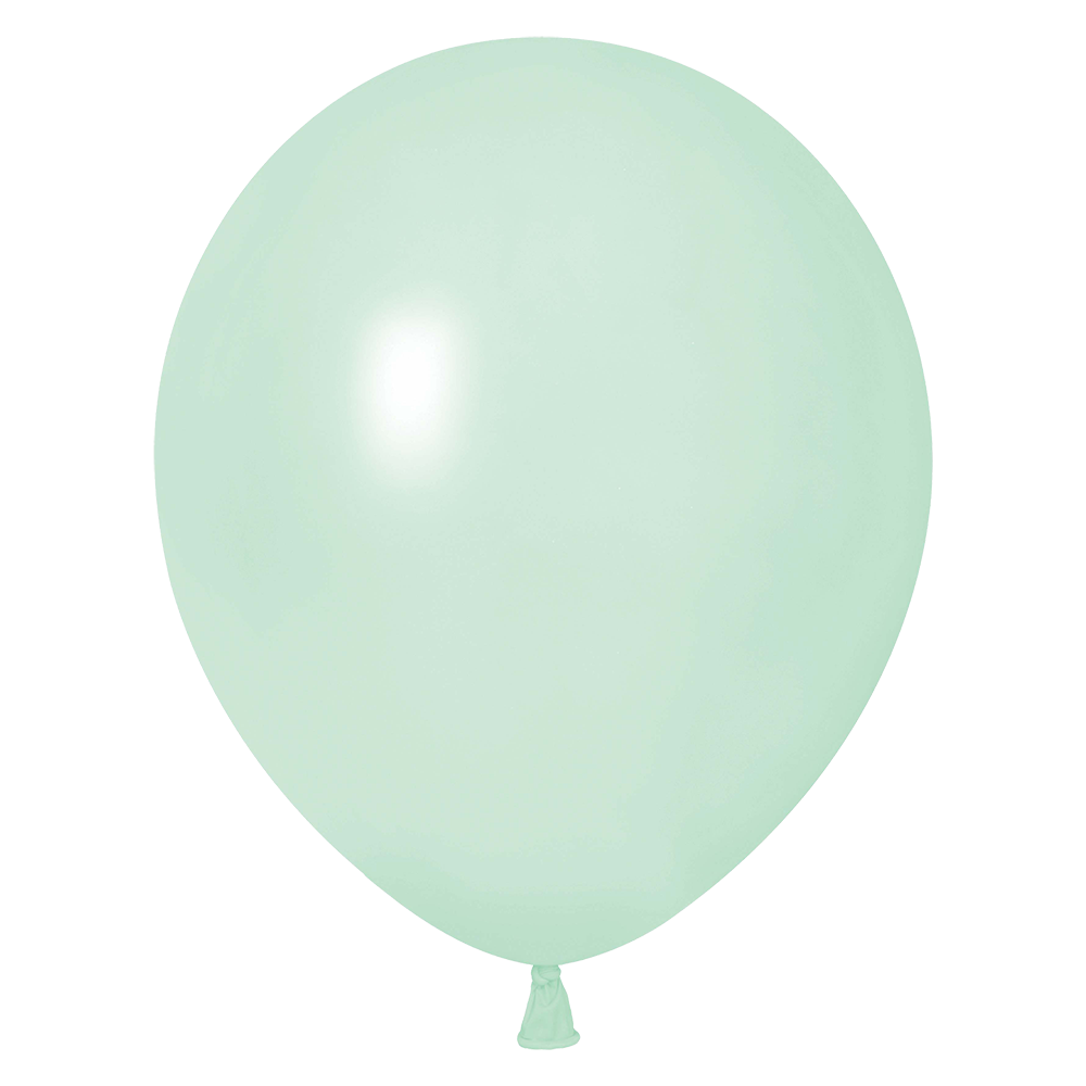 10 palloncini verde pastello chiaro da 30 cm