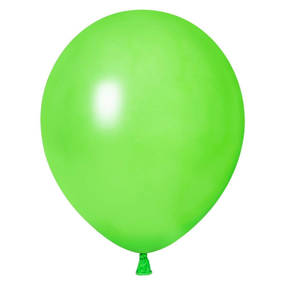 10 palloncini alla moda verde lime da 30 cm