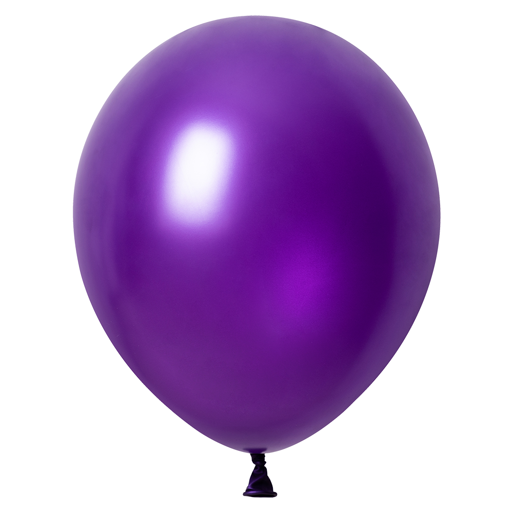 10 ballons violet métallisé de 30 cm