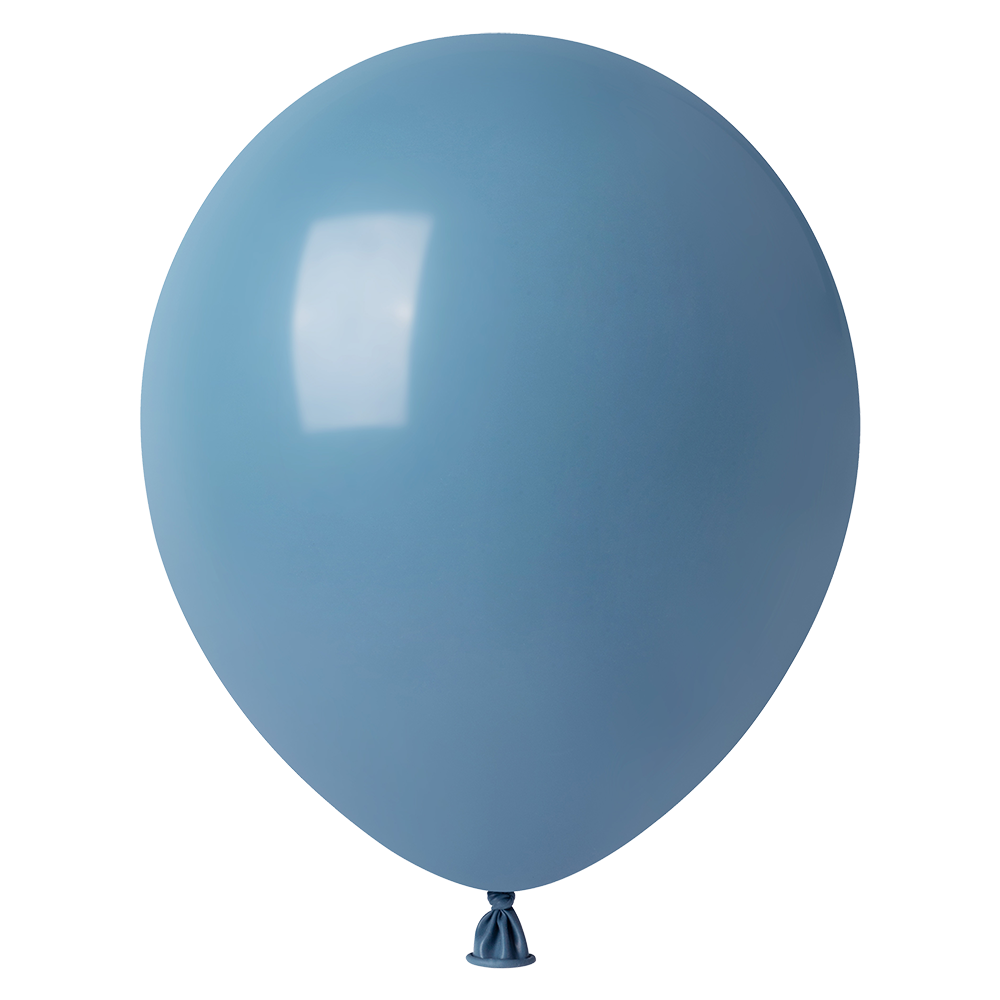 100 Globos Azul Dusk Pastel 30 cm