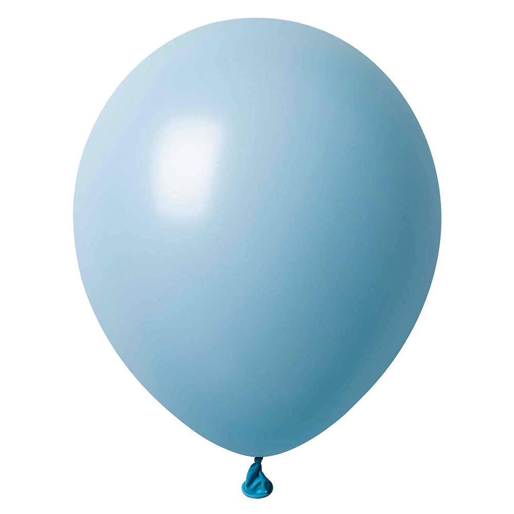 100 palloncini azzurro pastello chiaro da 30 cm