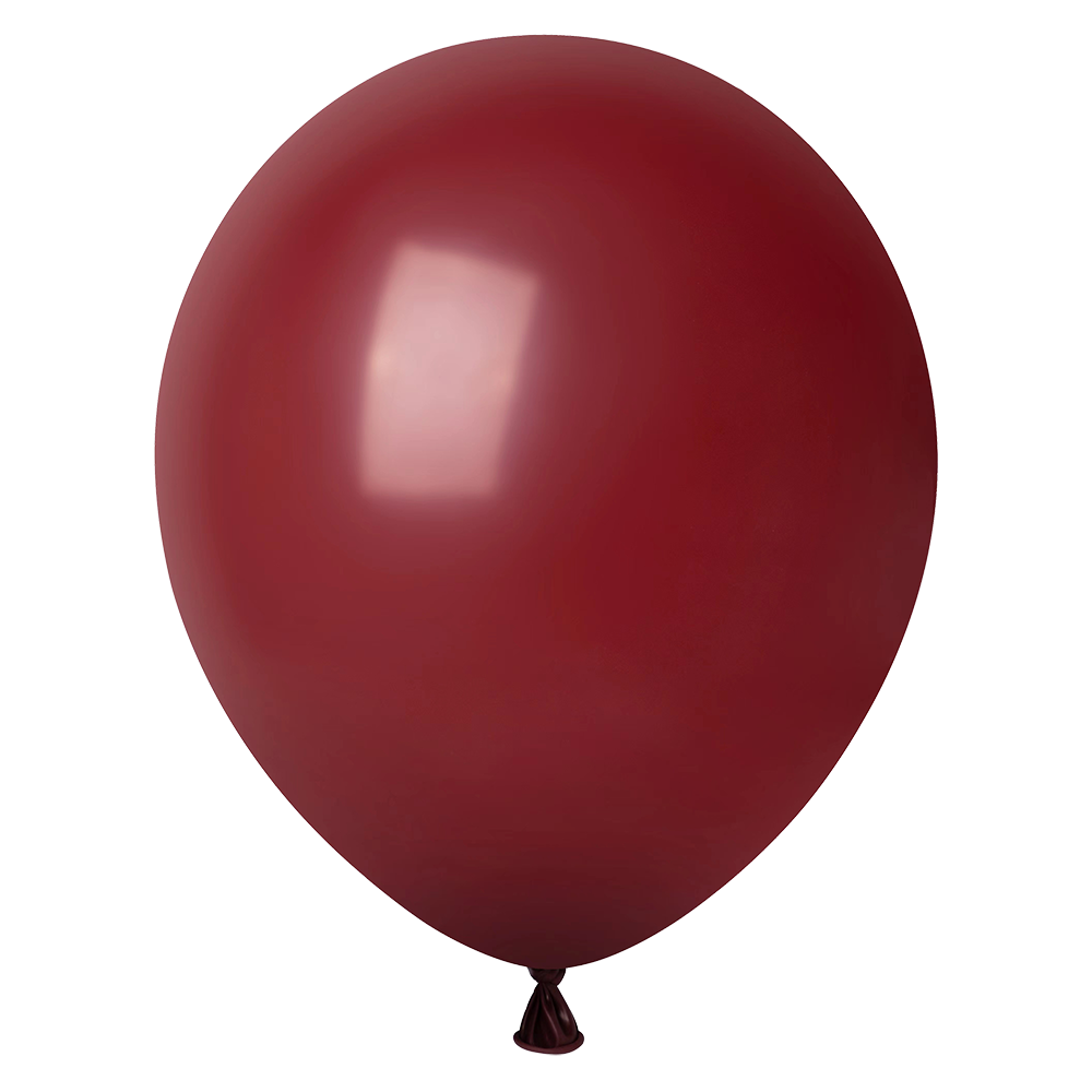 100 Globos Burdeos Fashion 30 cm