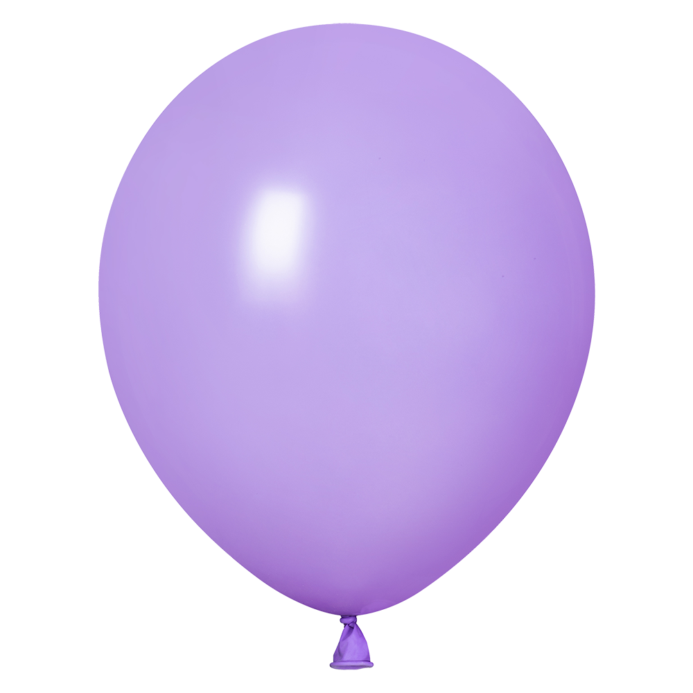 100 ballons fantaisie lilas de 30 cm