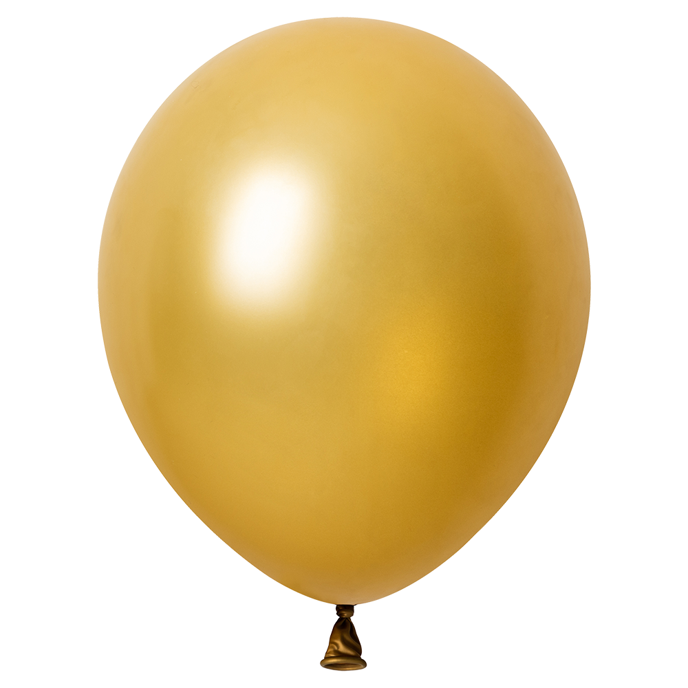 100 palloncini oro metallizzato 30 cm