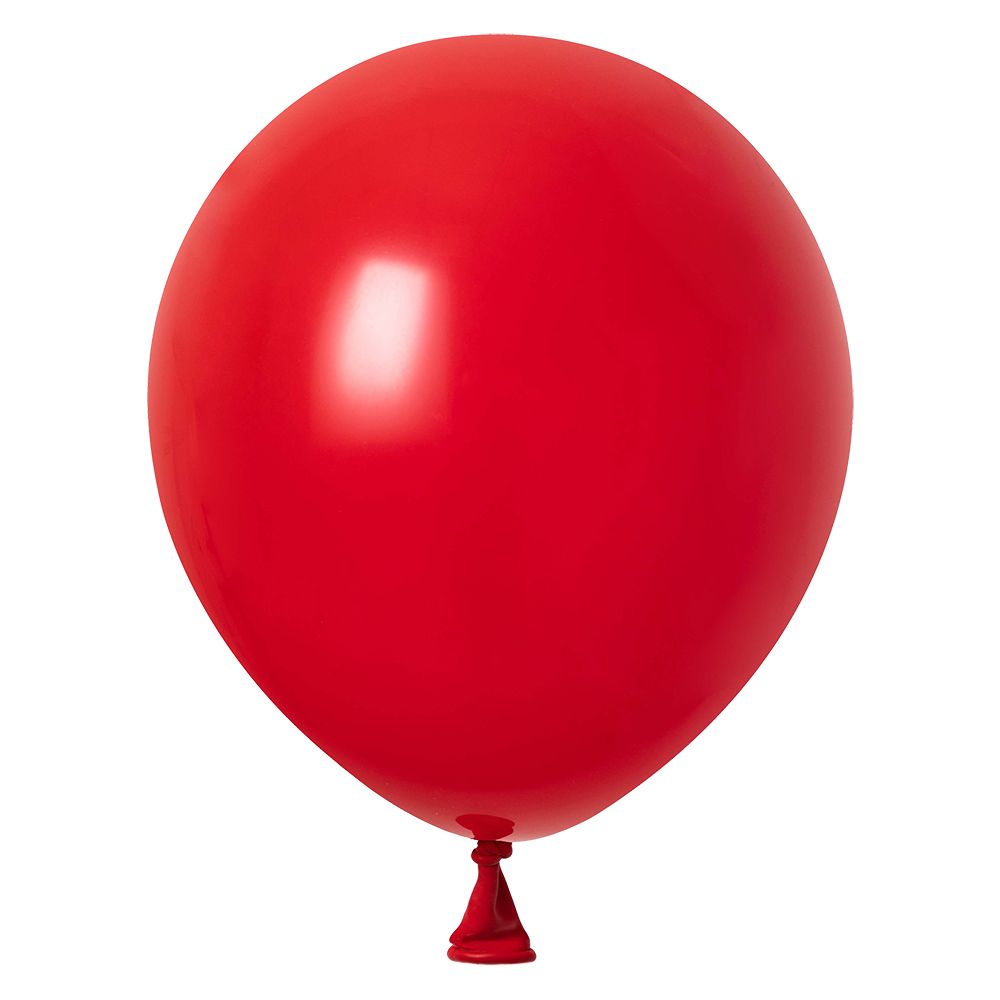 100 Globos Rojo Crystal 30 cm