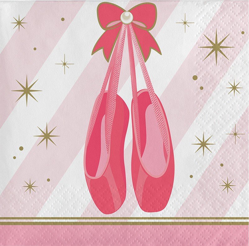16 SERVILLETAS 25 CM BALLET