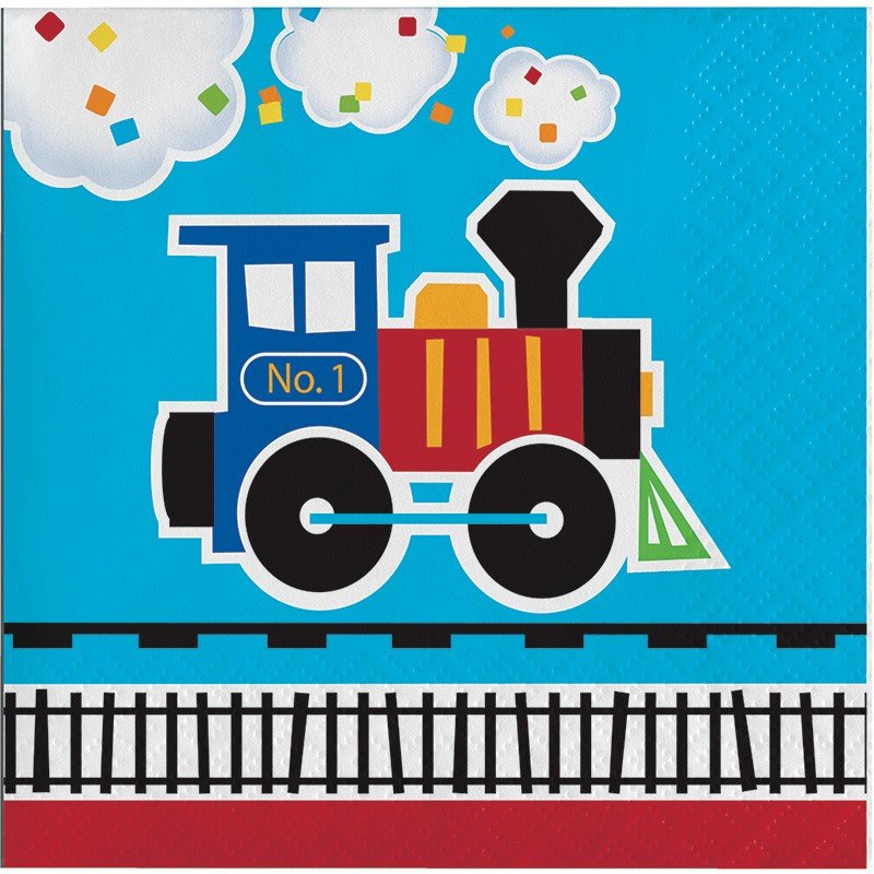 16 SERVILLETAS 25 CM LIL TRAIN