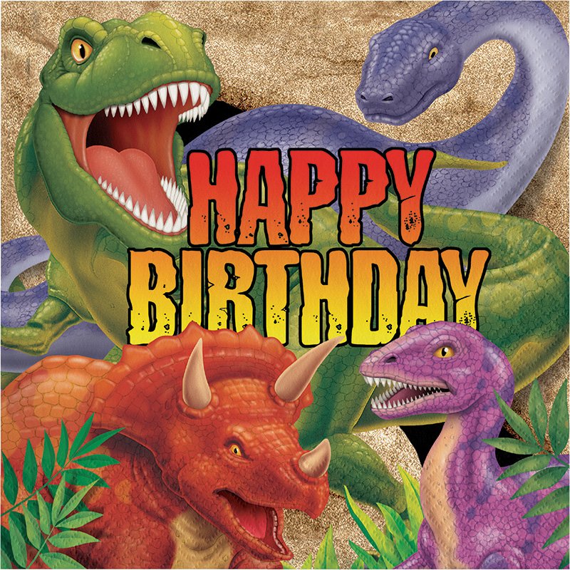 16 TOVAGLIOLI 33 CM HBD JURASIC DINO