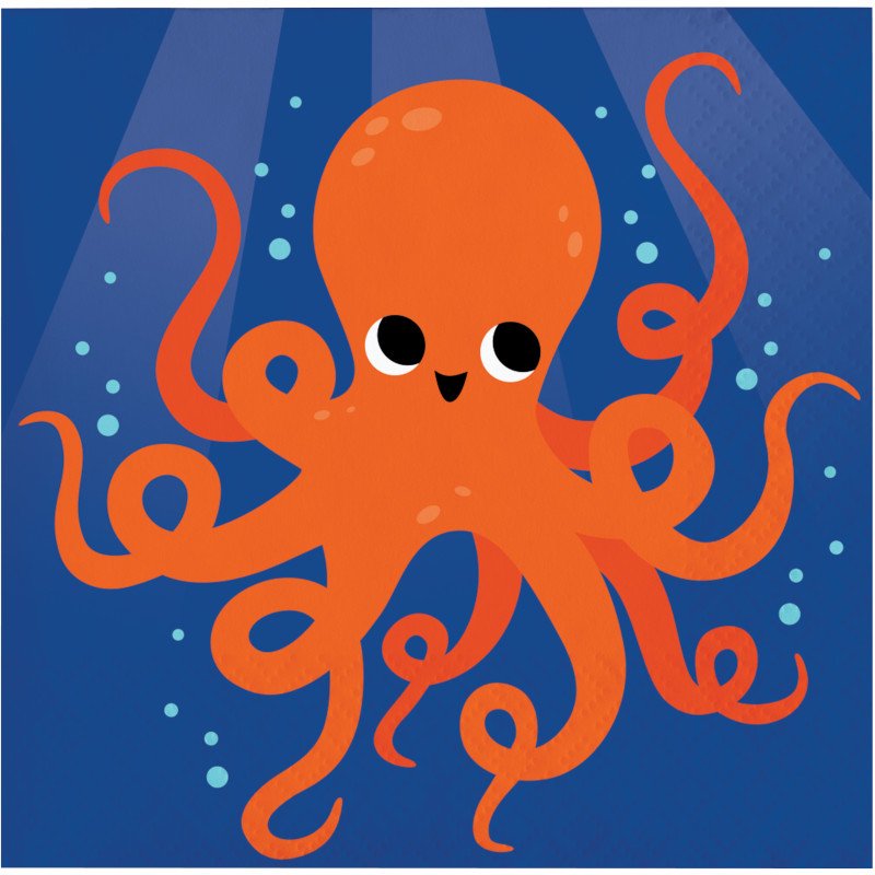 16 Servilletas 25 cm OCEAN PARTY