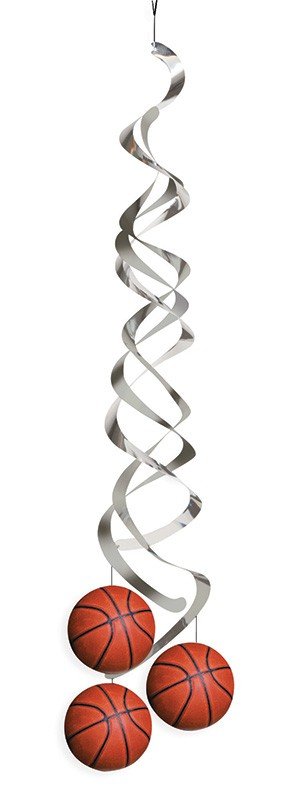 2 décorations suspendues de 91 cm sur le thème du basketball pour les passionnés de sport