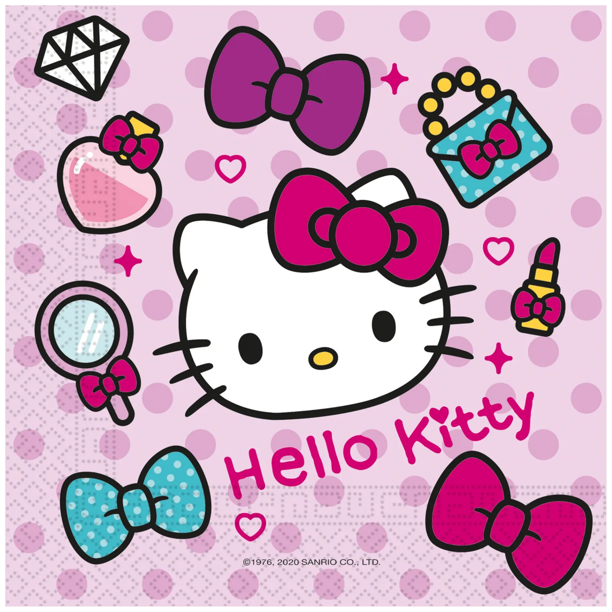 20 NAPKINS 33 CM HELLO KITTY
