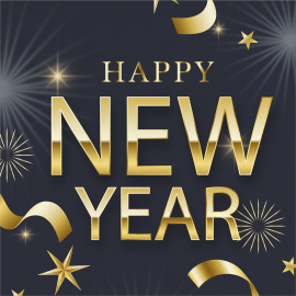 20 TOVAGLIOLI DI FELICE ANNO NUOVO 33 CM
