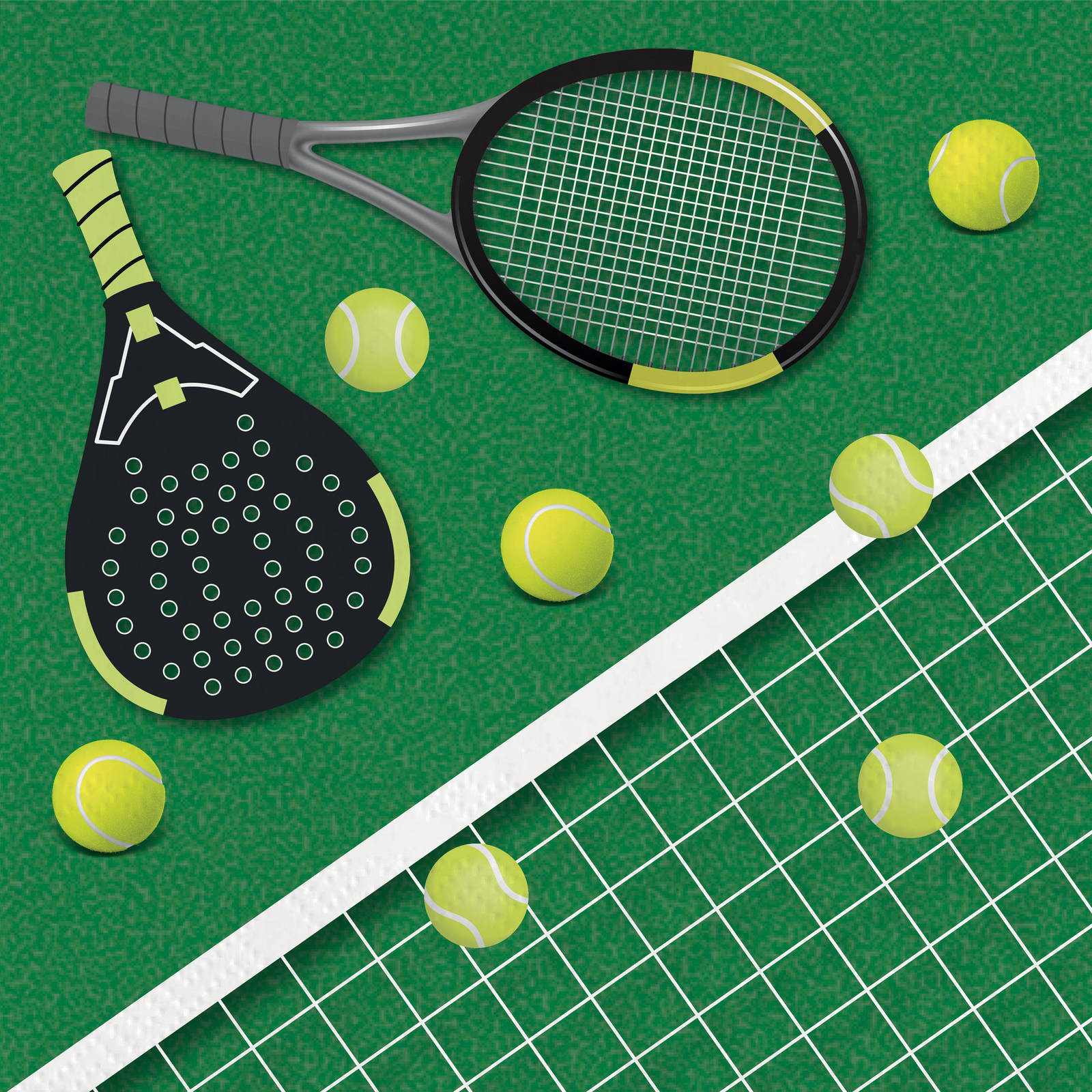 20 Tovaglioli Tennis e Padel 33 cm