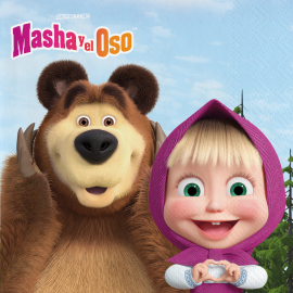 20 tovaglioli Masha e Orso 33 cm