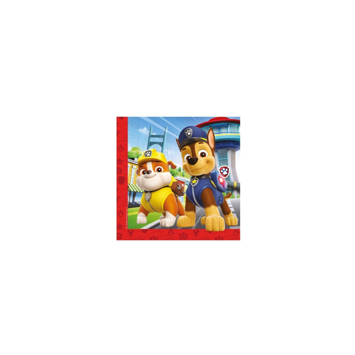 20 tovaglioli Paw Patrol 33 cm