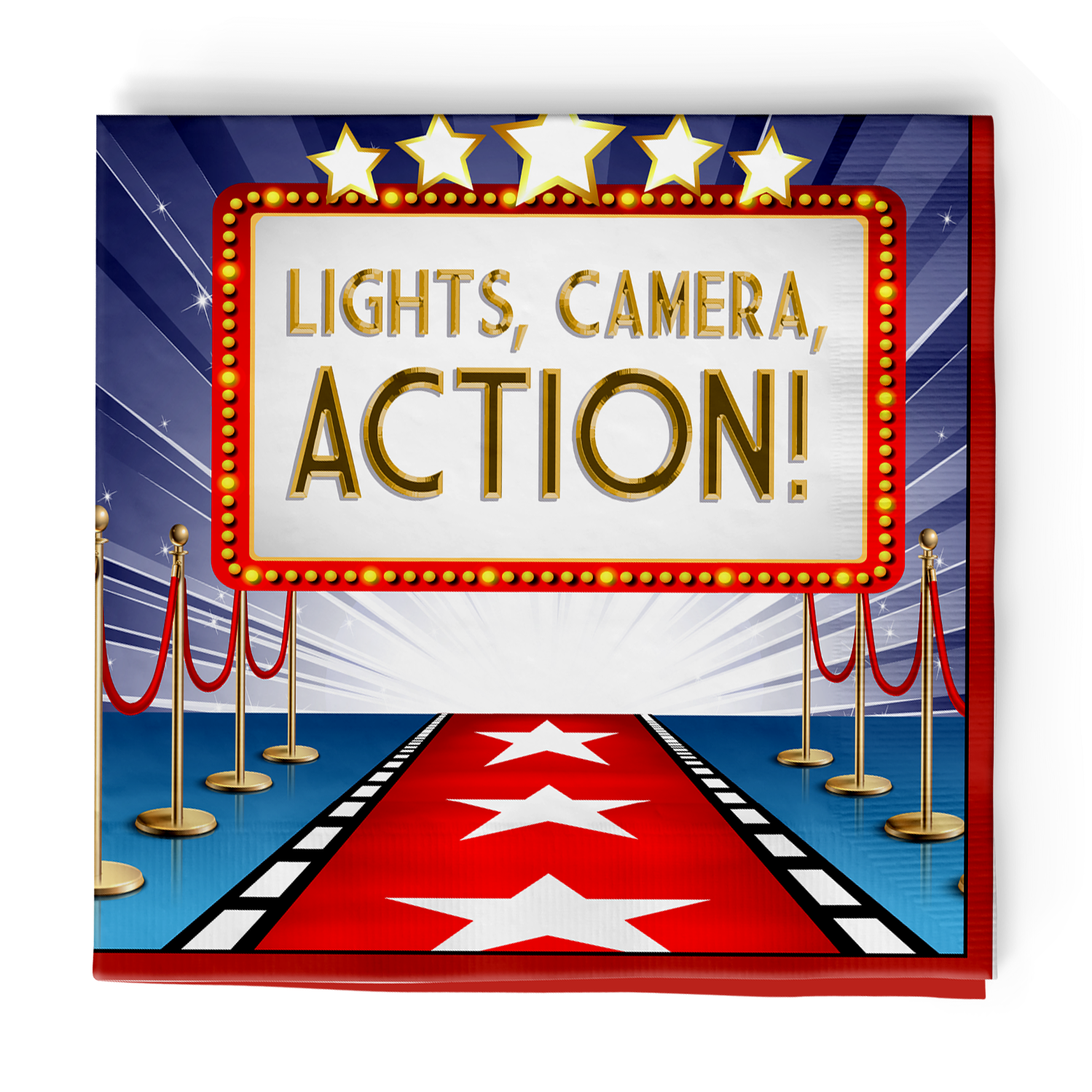 20 Servilletas Hollywood 33 cm