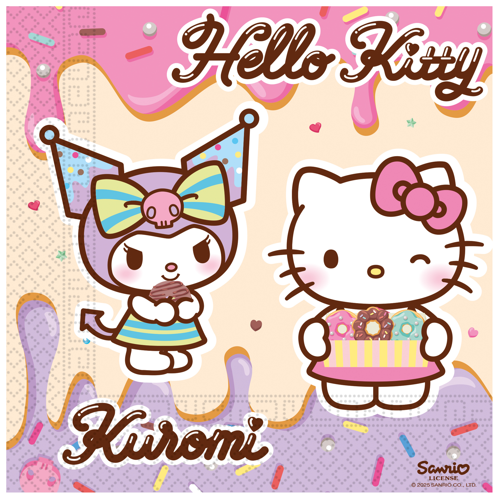 20 Servilletas Kuromi 33 cm