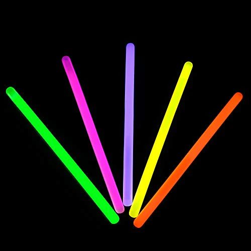 25 bâtonnets lumineux assortis de 30 cm