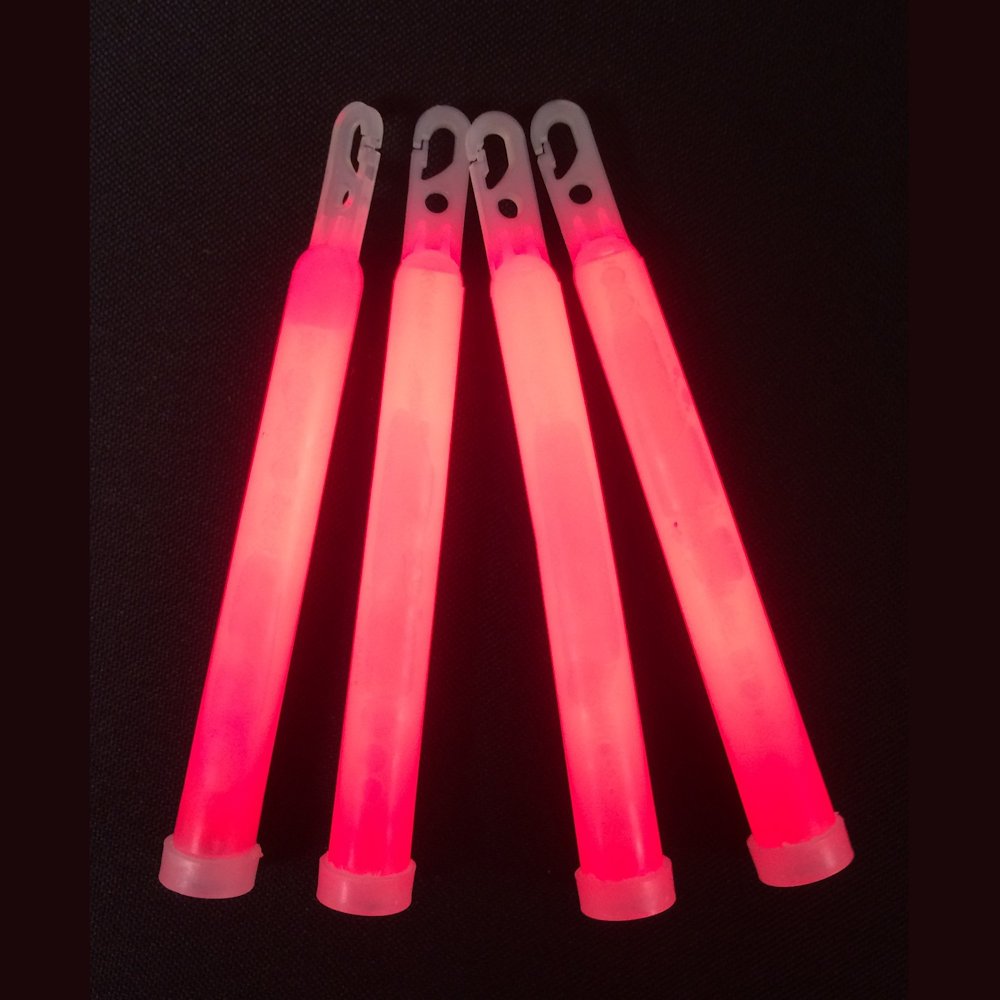 25 Colgantes Luminosos 15 cm Rojos