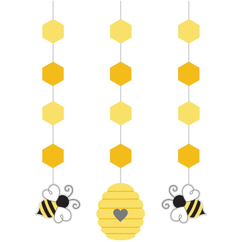 3 Decoraciones Colgantes BUMBLEBEE BABY