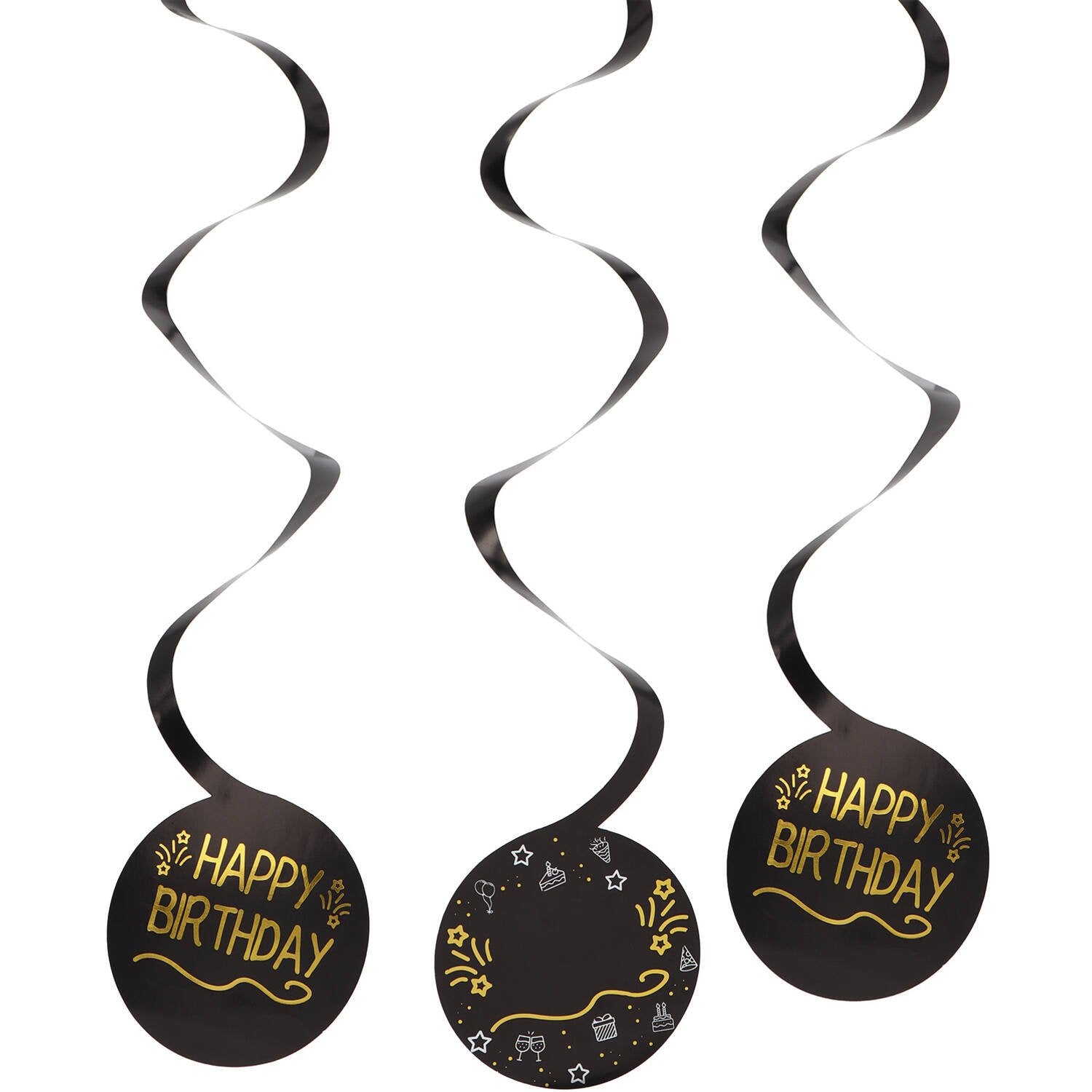 3 Decoraciones Colgantes Shining Glam