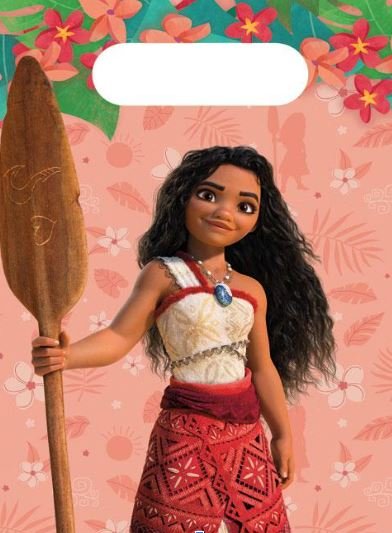 4 Bolsas de Papel Vaiana