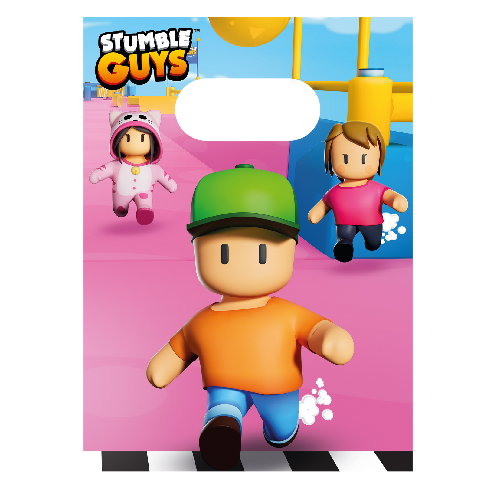 4 Bolsas de Papel Stumble Guys