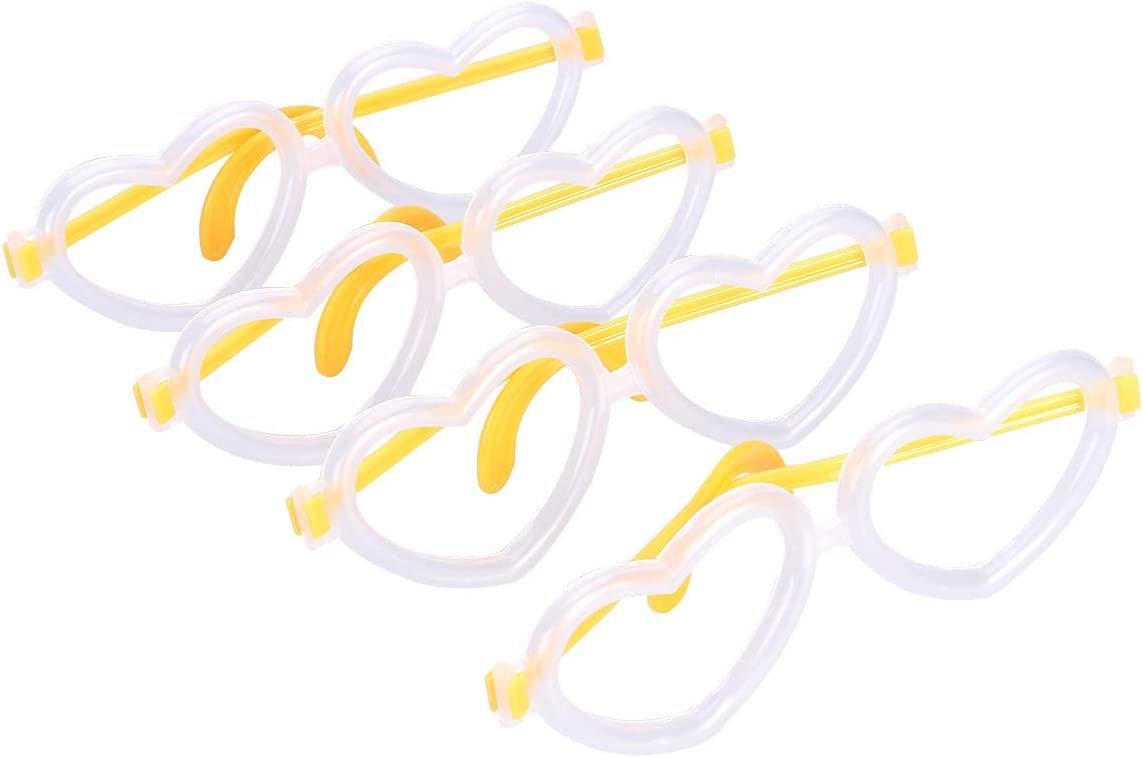 50 connettori per occhiali luminosi a forma di cuore