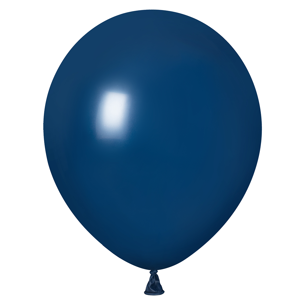 50 ballons fantaisie bleu foncé de 30 cm