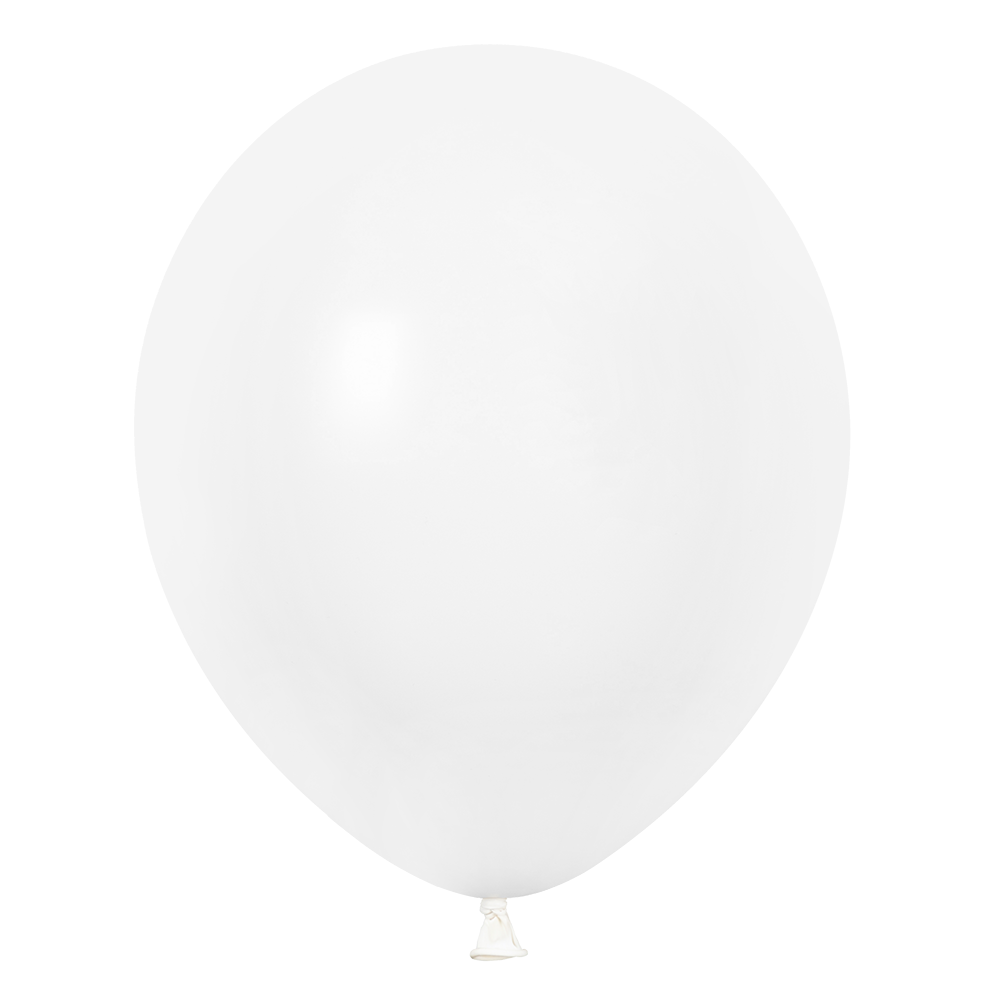 50 Globos Blanco Fashion 30 cm