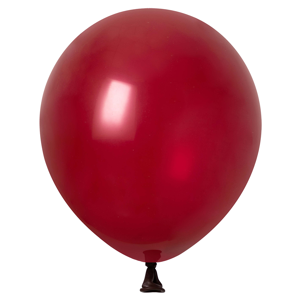 50 Globos Burdeos Crystal 30 cm