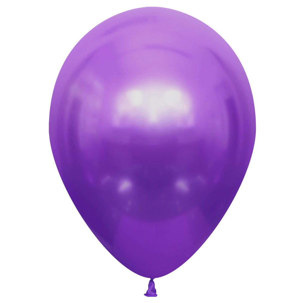50 palloncini lilla lucidi da 30 cm