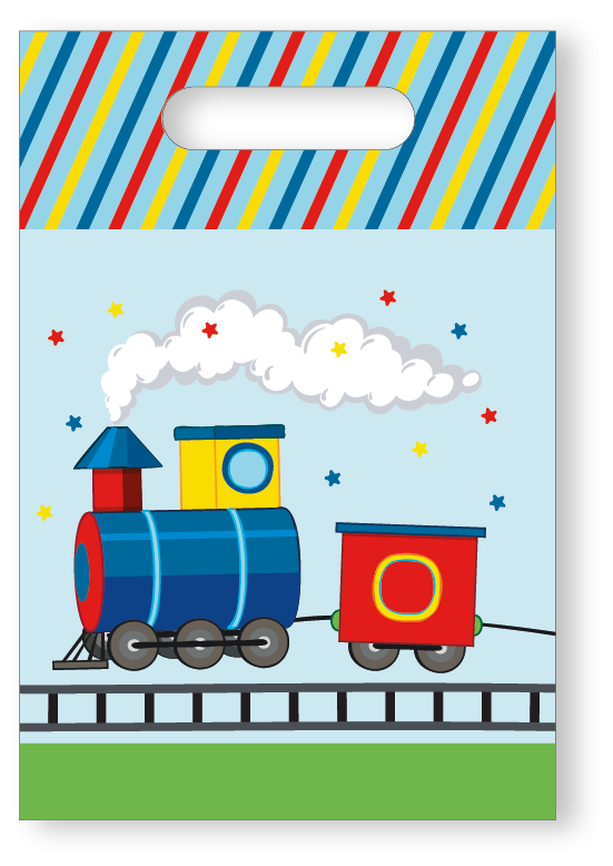 6 Bolsas 23 x 16 Lil Train