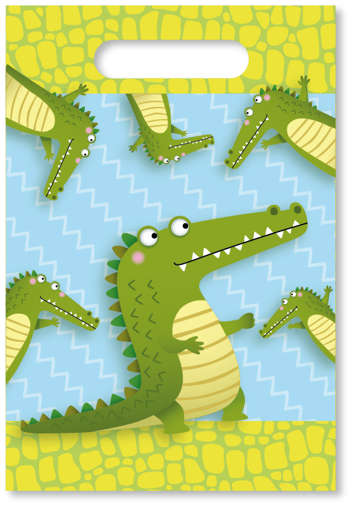 6 Bolsas Alligator