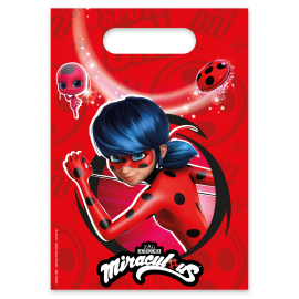 6 sacs coccinelle