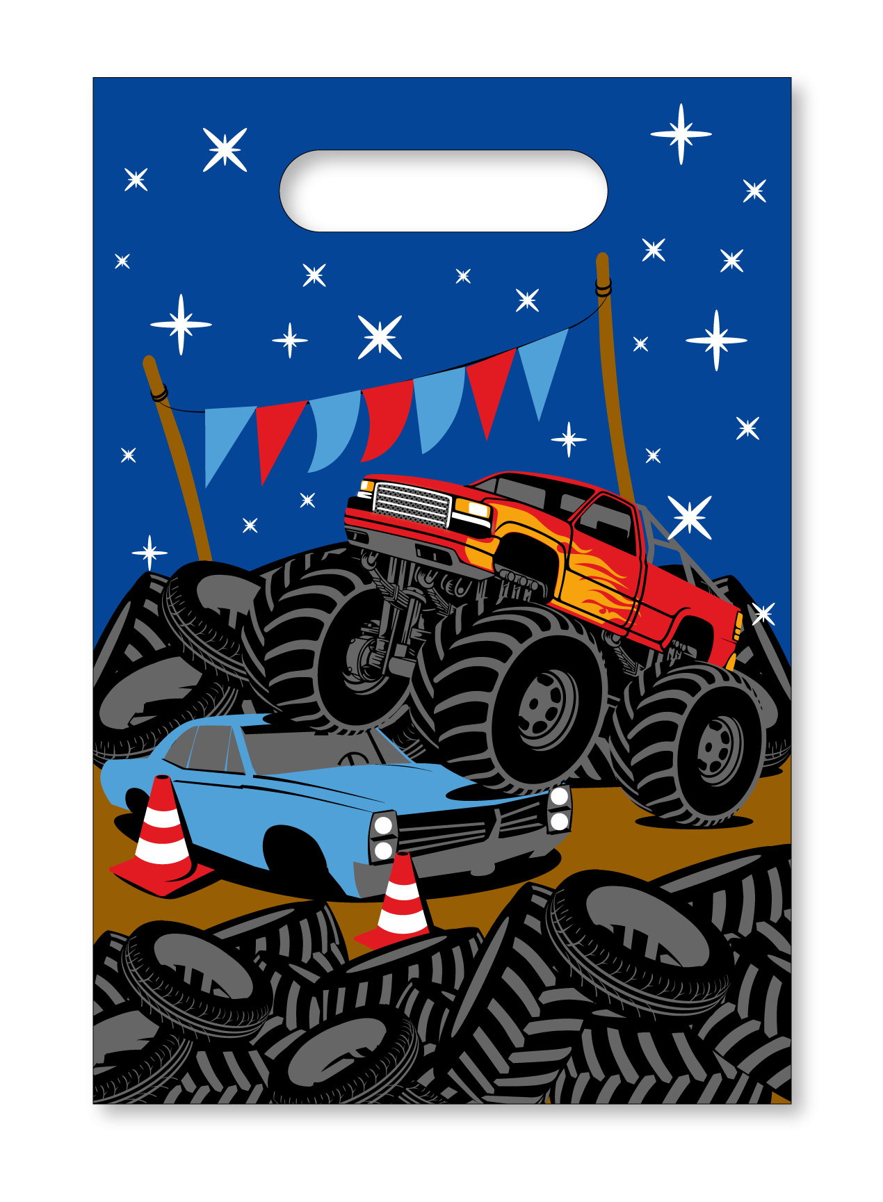 6 sacs de rallye pour Monster Truck